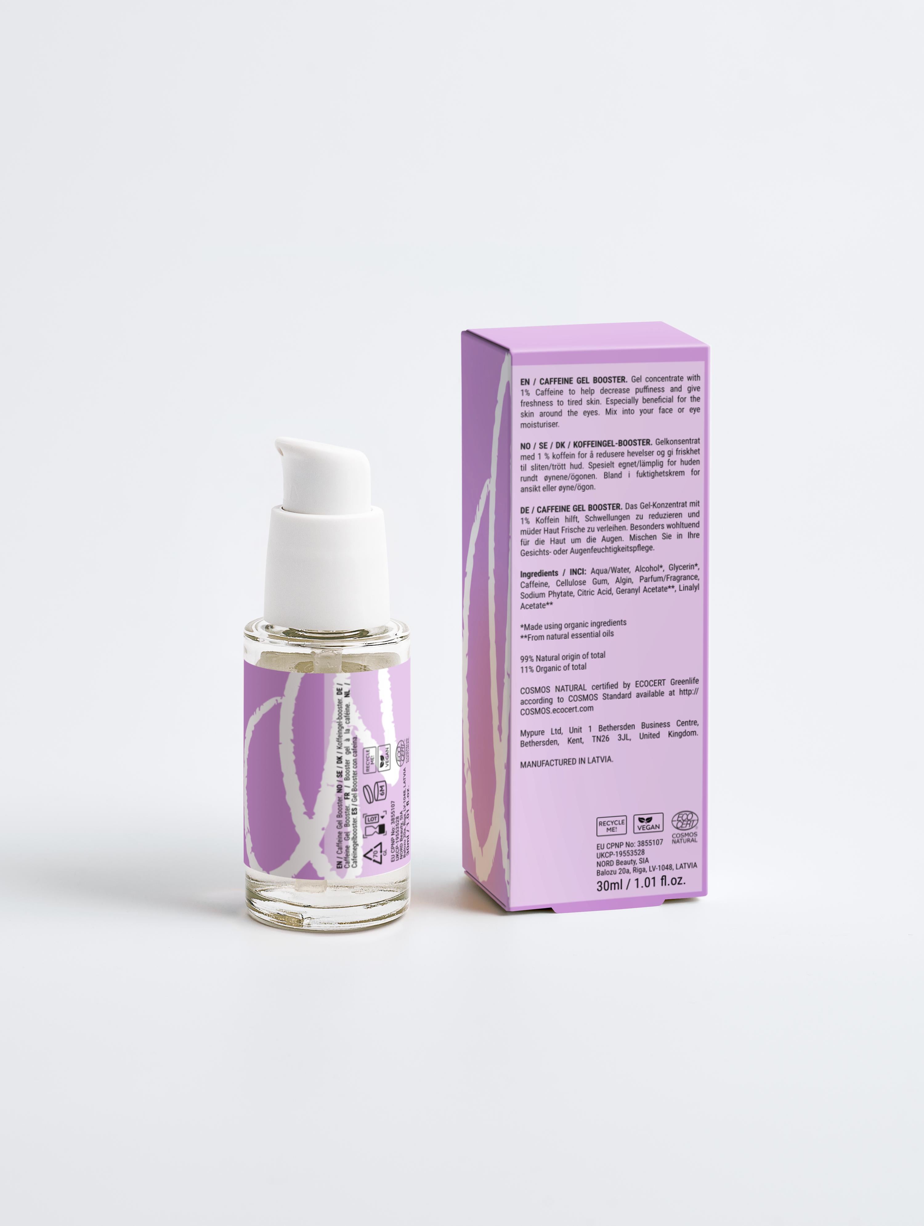 Caffeine Gel Booster - Energizing Serum for Tired, Puffy Skin