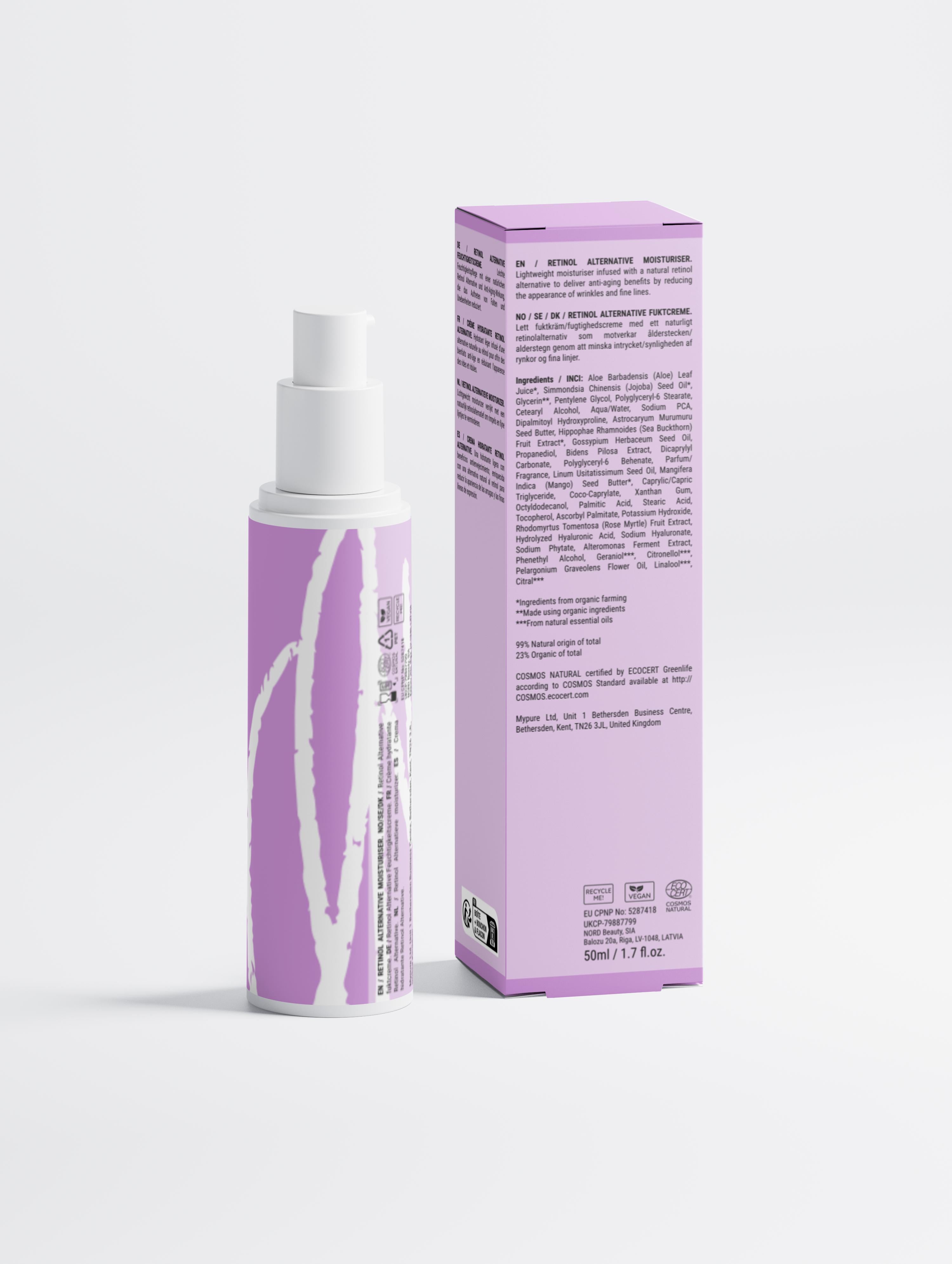 Retinol Alternative Moisturiser - Gentle Anti-Aging Hydration