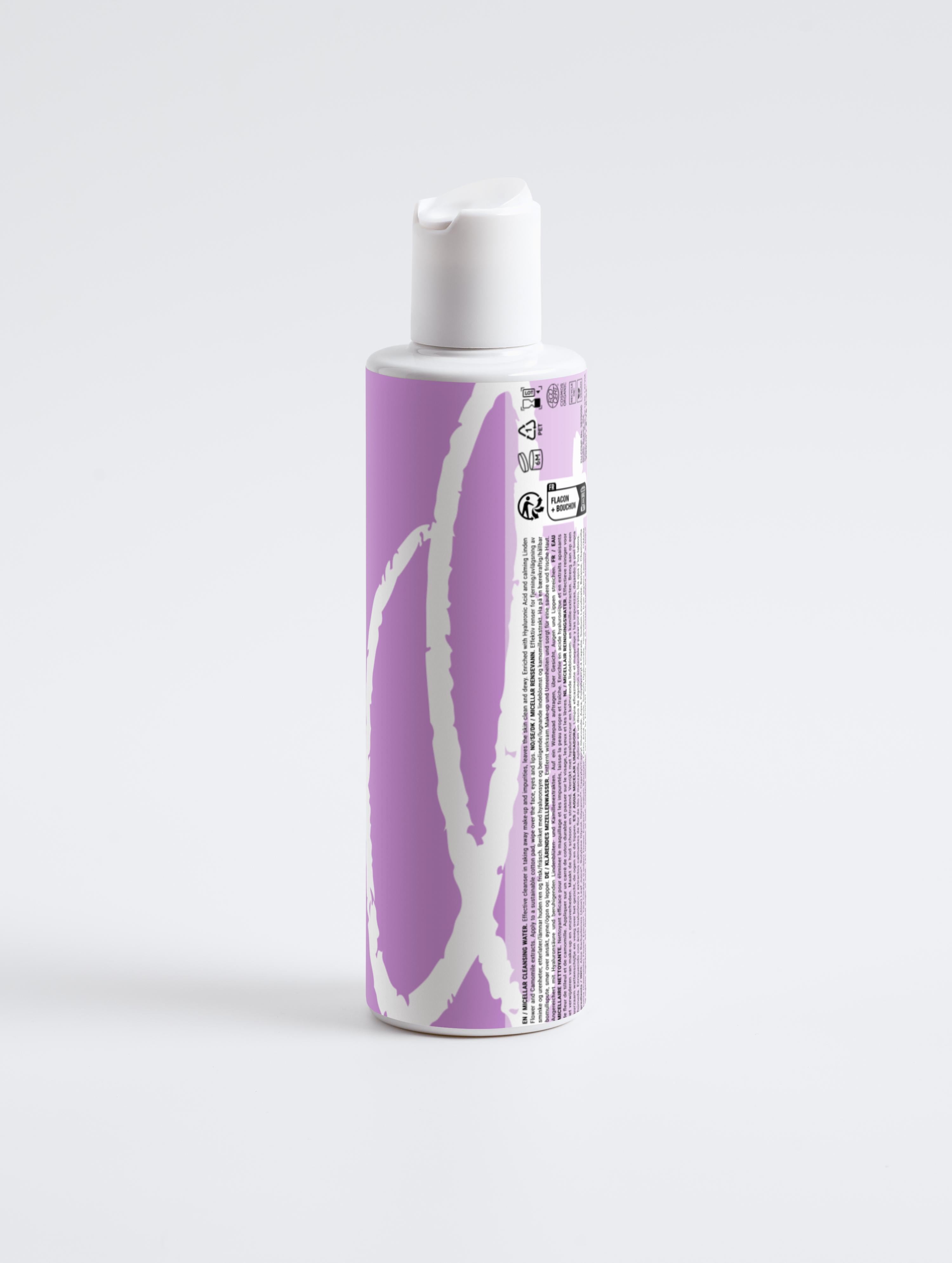 Micellar Cleansing Water - No-Rinse Makeup Remover & Cleanser