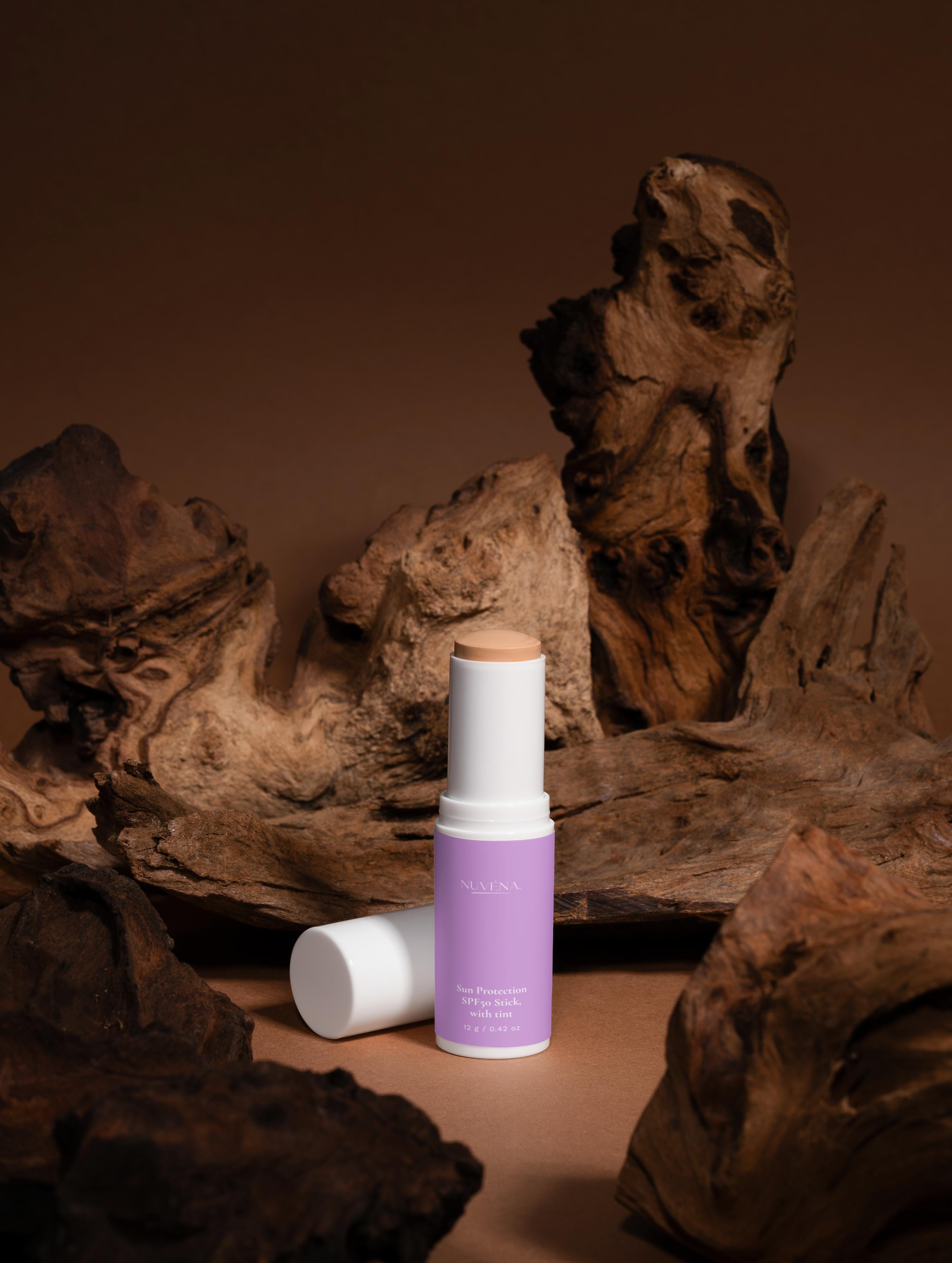 Sun Protection SPF50 Stick - With Tint, Natural Coverage & Defense