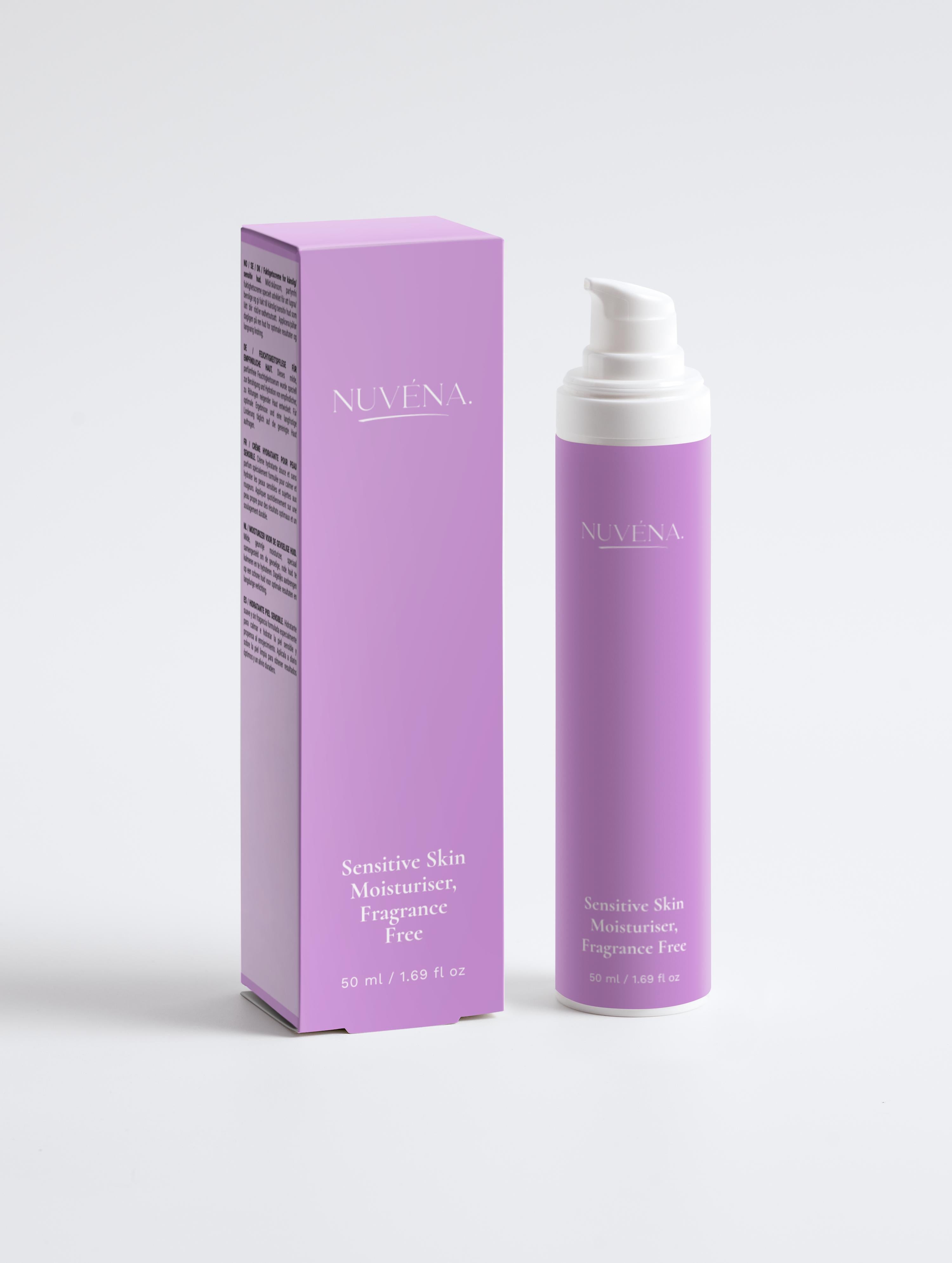 Sensitive Skin Moisturiser - Fragrance Free with Hyaluronic Acid & Aloe