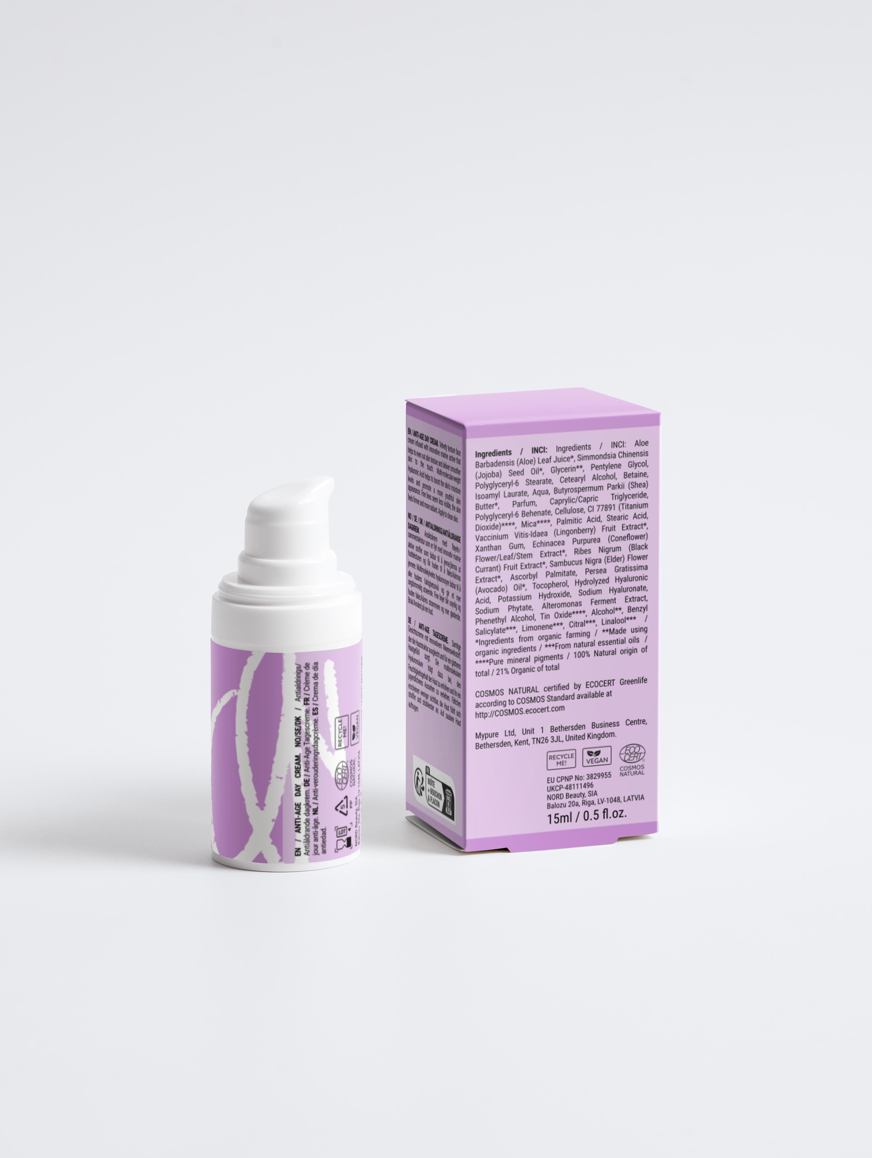 Anti-Age Day Cream - Hyaluronic Acid & Marine Actives for Youthful Skin